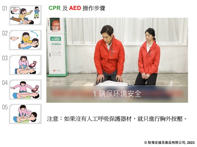 CPR AED operation video