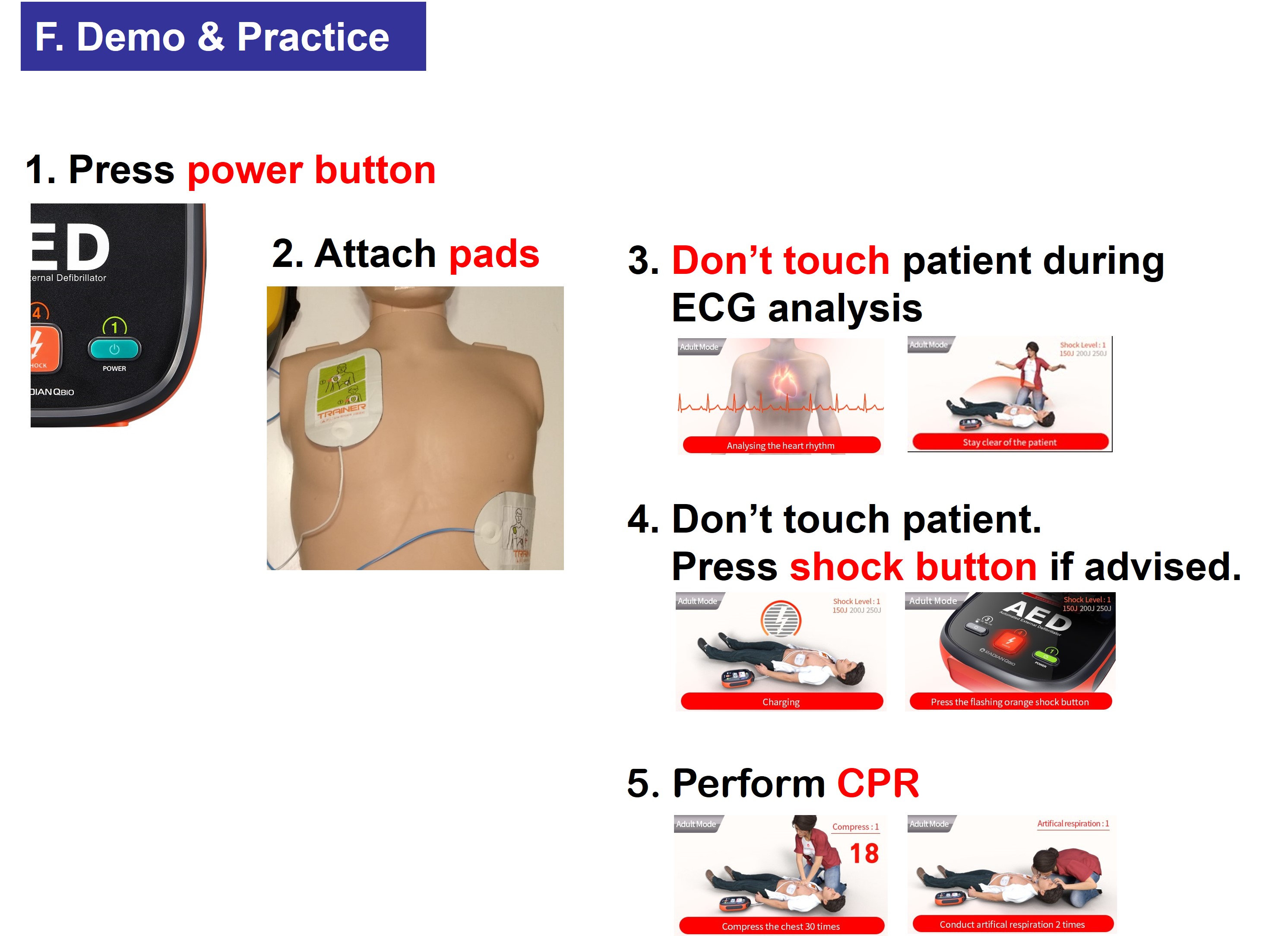 AED practice